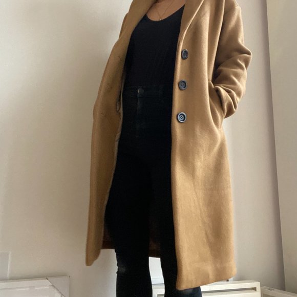 Madewell Bergen Cocoon Coat, Classic Desert Camel - Picture 4 of 9